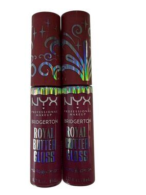 NYX Professional Makeup Bridgerton Royal Butter Gloss Angel Food Cake Set of 2